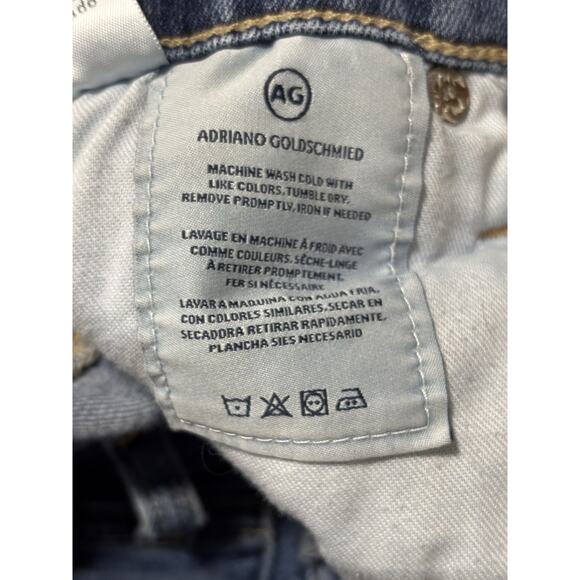 AG Adriano Goldschmied Women's 28R Legging Ankle Jeans Skinny Sexy Distressed - Picture 5 of 9